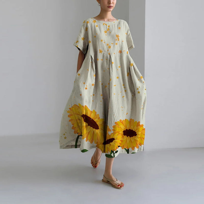 Isla - Boho Floral Wide Dress