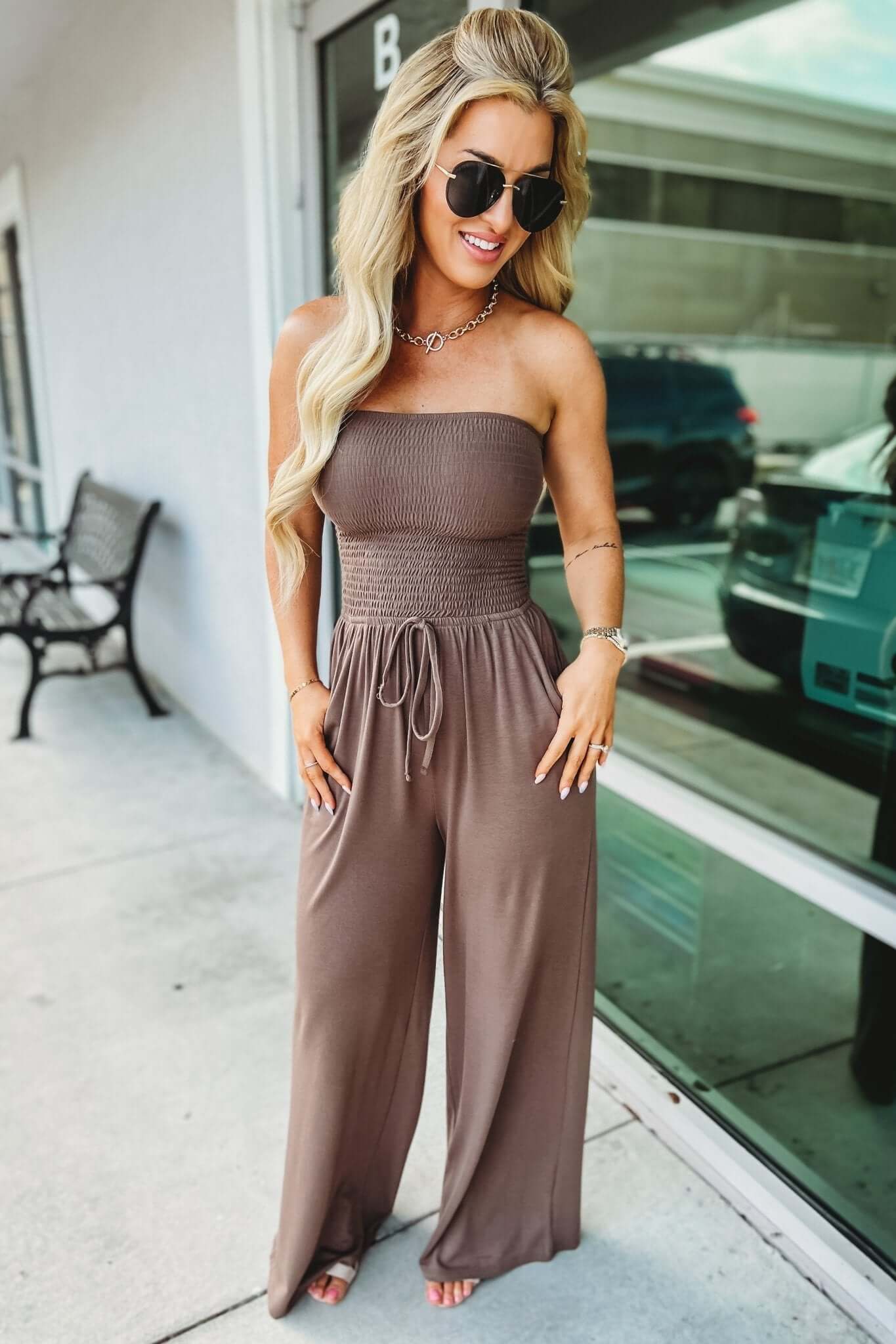 Sienna™ | Trendy Off-Shoulder Jumpsuit