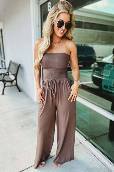 Sienna™ | Trendy Off-Shoulder Jumpsuit